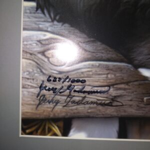 Framed and signed Dairy Calves Print by Jerry Gadamus - Image 3